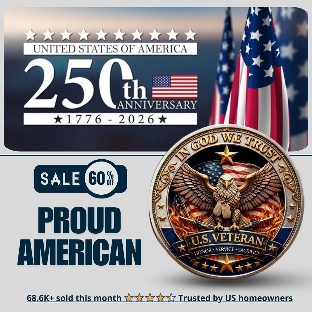 🔥Last Day 50% OFF🔥 250 Years of Freedom Veteran Tribute Coin